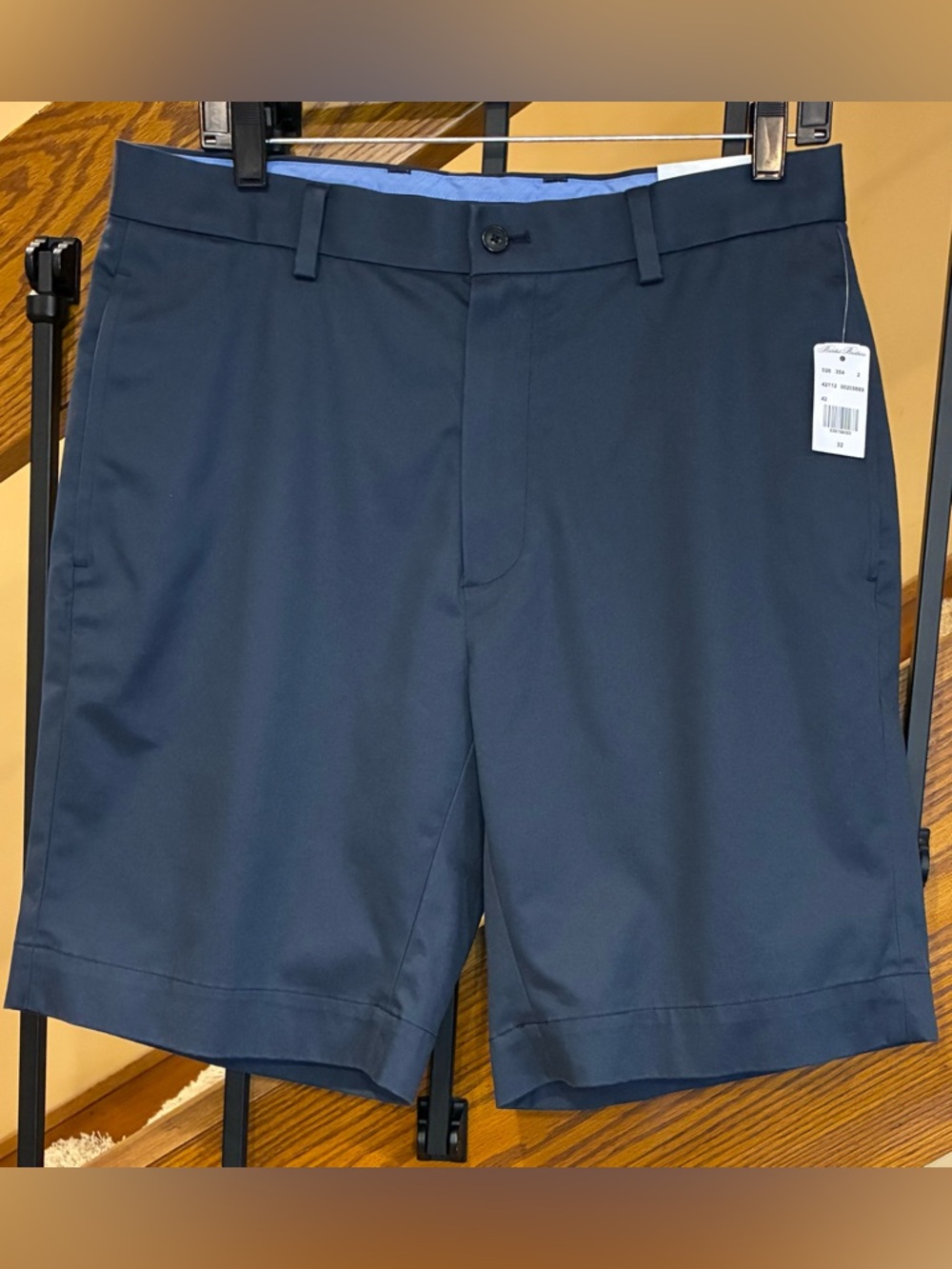 Brooks Brothers Shorts Advantage Chino Stretch  Plain Front 9” Inseam SZ.32 NWT